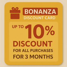 Up to 10% off all purchases for 3 months - $10.00