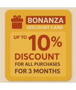 Up to 10% off all purchases for 3 months - €8,63 EUR