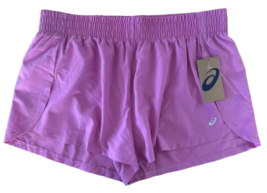 ASICS Women&#39;s Running Shorts w/ Built-in Panty Hidden Pocket Size XL Pink - £13.24 GBP
