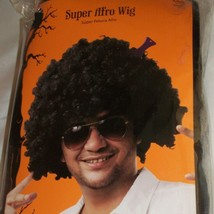 Halloween Costume Adult Super Afro Black Wig Pick Theater Dress Up Mens 70s 60s - £11.79 GBP