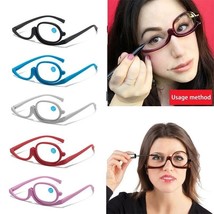 Gafas de lectura giratorias para maquillaje, lentes con aumento, antiluz... - $20.99