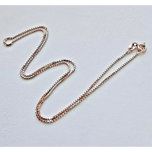 CNT 925 STERLING SILVER MADE IN ITALY ROSE VERMEIL NECKLACE SIZE APPROX.... - $23.17