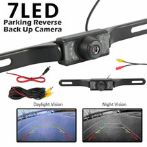 Car Vehicle Rear View Reverse License Plate Backup Parking Camera Night Vision - £18.87 GBP