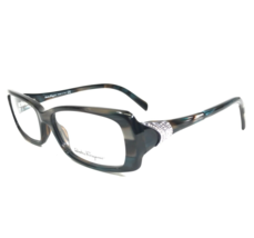 Salvatore Ferragamo Eyeglasses Frames 2650-B 601 Brown Blue Horn 52-15-135 - £51.38 GBP