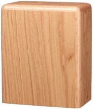 Large/Adult 200 Cubic Inch Harmony Natural Cherry Maple Cremation Urn for Ashes - £189.99 GBP