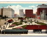 The Square Looking East Cleveland Ohio OH WB Postcard Y14 - $2.92