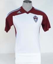 Adidas ClimaCool MLS Colorado Rapids White Soccer Jersey Youth Boy&#39;s NWT - $64.99