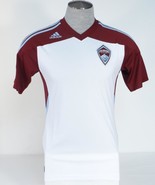 Adidas ClimaCool MLS Colorado Rapids White Soccer Jersey Youth Boy&#39;s NWT - £51.10 GBP