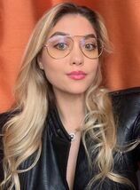 Authentic Tom Ford Blue Light Block Gold 57mm 57-15-145 Women’s Eyeglass... - $189.99