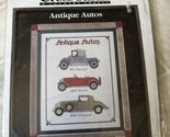 Rare Vintage Cross Stitch &amp; Country Crafts Antique Autos Kit 049742 c1995 - £31.28 GBP