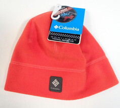 Columbia Fleece Thermarator Thermal Reflective Coral Beanie Youth Small ... - £17.84 GBP