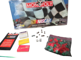Nascar Official Collectors Edition Monopoly Board Game 100% Complete 1997 - £11.59 GBP