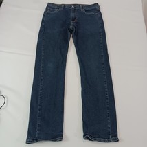 Levi's 513 Men's Denim Blue Cotton Blend Jeans Size 30W×32L Fits (31×30) S40196 image 11