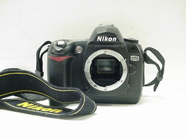 Nikon D70  6.1MP Digital SLR Camera Black Body Only, w/battery &amp; Power Supply - £83.87 GBP