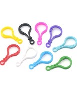 Fujiuan 30 pcs Plastic Lobster Clasps Clip Snap Hook for Jewelry Finding... - $82.45 MXN