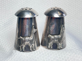 Joyeria Kohler Lima Llama Sterling Silver Salt &amp; Pepper Shakers Set 71.66 G .925 - £63.17 GBP