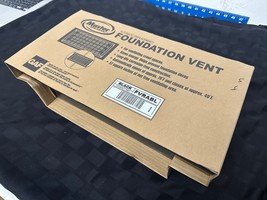 Master Flow Automatic Foundation Vent 16″x8″ Black FVRABL – New, Open Box - $24.74