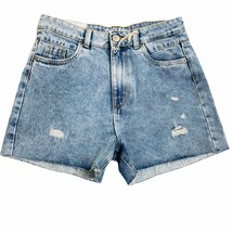 Chelsea Vintage Ultra High Rise Cutoff Distressed Blue Jean Shorts NEW - £19.82 GBP