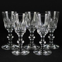 Hawkes Kings Cut Cordial Sherry Glasses Set 5, Vintage Signed, 7334, 2oz... - $80.00