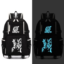 Naruto Theme New Luminous Series Backpack Daypack Schoolbag Dark Naruto - £31.23 GBP