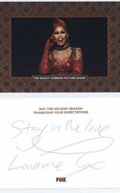 Laverne Cox Signed Rocky Horror Picture Show Christmas Card - £79.02 GBP