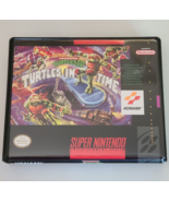Teenage Mutant Ninja Turtles 4 IV In Time TMNT CASE ONLY Super Nintendo ... - $12.81