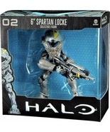 NEW Jinx Halo 6&quot; SPARTAN LOCKE with Battle Rifle Collectible Vinyl Figur... - £10.09 GBP