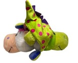 Flip a Zoo Plush Unicorn or Dinosaur Reversible Stuffed Animal Pillow To... - $12.63