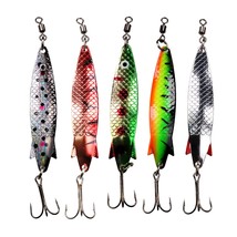 5 Pcs/Set 14g 75mm  Spoons Lure Spinner Bait Swimbait Viting Jigging Fishing Lur - £54.05 GBP