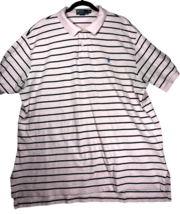 Polo by Ralph Lauren men&#39;s Pony chest logo Pink Stripes Polo Shirt size XXL - $26.52