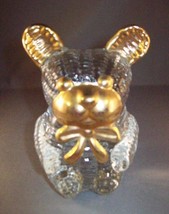 Glass bear with gold trim 001 thumb200