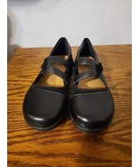 Clarks Collections Womens Slip-On Comfort Shoe Hook &amp; Loop Strap sz 10 B... - $28.84