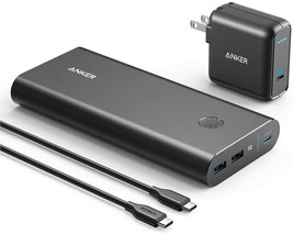 Anker PowerCore+ 26800mAh PD 45W with 60W PD Charger Power Delivery Portable Cha - £153.16 GBP