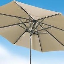 Shade Trends UM11-MA-5406 11 x 8 ft. Premium Market Umbrella - Maple Fra... - £298.23 GBP
