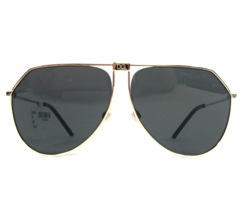 Dolce & Gabbana Sunglasses DG2248 02/87 Gold Aviator w/ Black Lenses 60-10-135 - £113.20 GBP