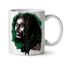 Weed Celebrity Bob Marley NEW White Tea Coffee Mug 11 oz | Wellcoda - £12.67 GBP