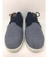 Ben Sherman Men’s Blue Canvas Low Top Lace Up Sneakers Shoes Size 7 - £19.54 GBP