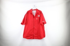Columbia PFG Mens L Distressed Ohio State University Short Sleeve Button... - $24.70