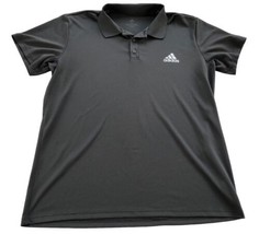 Adidas Mens Climalite XL Golf Casual Polo Gray Short Sleeve Shirt - £8.94 GBP