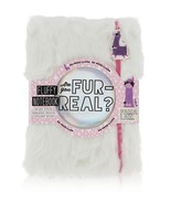 Purple Lola Llama Fluffy 80 Page Notebook Are you Fur Real? 5.75 x 8" - £15.81 GBP