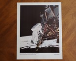 Vintage NASA 11x14 Photo/Print 69-HC-680 Aldrin Comes Down Ladder Lunar ... - $12.00