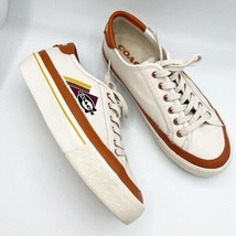 COACH Citysole Platform Ski Leather Sneakers  Size 7.5 Chalk 38 EU Briti... - $1,175.37 MXN
