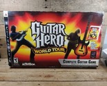 Guitar Hero World Tour Guitar Bundle Playstation 3 PS3 Game &amp; Wireless G... - $296.95