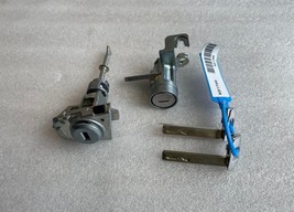 Door &amp; Trunk lock kit cylinder set + matching keys. OEM for 2016-2020 Ki... - £31.37 GBP