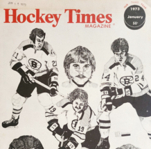 1973 Hockey Times Magazine Vintage January Issue NHL Sports Bruins DWG5 - $473.67 MXN