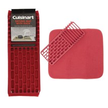 Cuisinart Drying Mat with Rack (Red) - £11.86 GBP