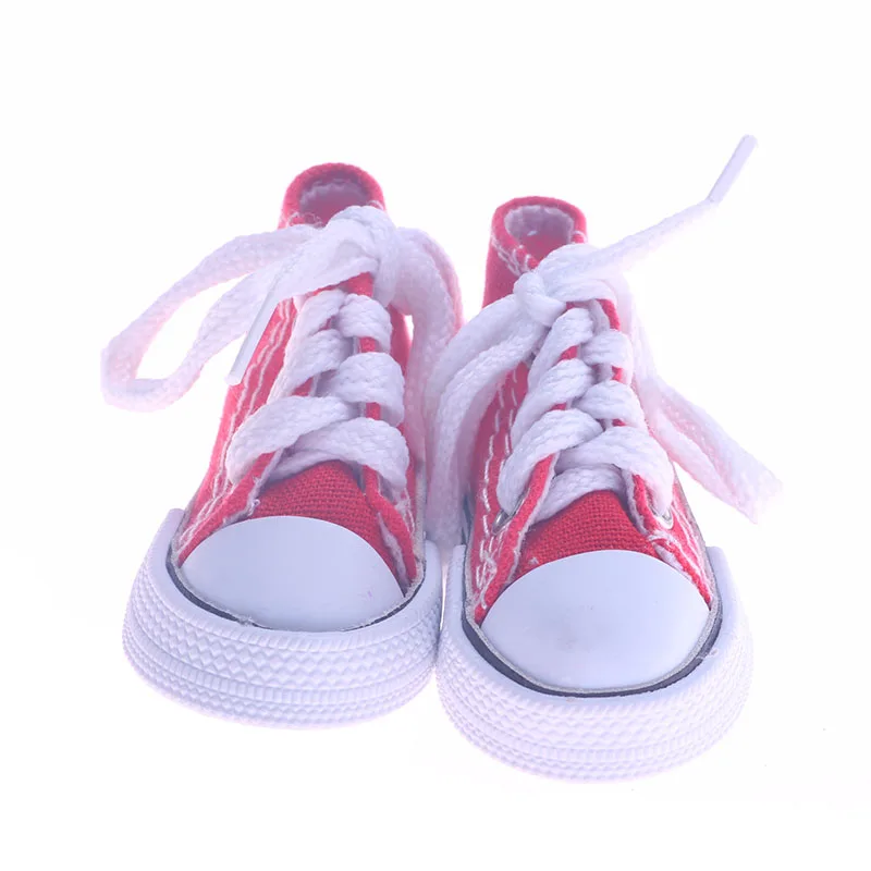 Play 1/3 Bjd Doll Shoes 7.5Cm High Top Canvas Shoes Sneakers For 43 Cm Reborn Ba - £23.17 GBP