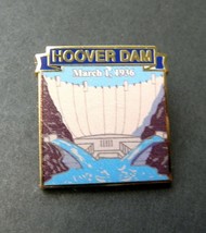 HOOVER DAM NATIONAL STATE PARK LAPEL PIN BADGE 7/8 INCH - £4.50 GBP