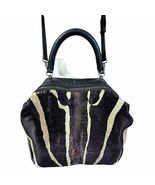 Mob wife RETRO RARE VTG Boyy Bag Leather Purse Authentic Cowhide or Pony... - $8,934.68 MXN