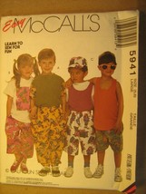 Uncut Sewing Pattern 1992 Mc Call's Large 5,6 5941 Shirt Top Pants Shorts [Z180] - £3.18 GBP